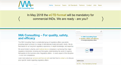 Desktop Screenshot of iwaconsulting.dk